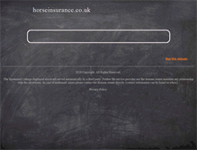 Tablet Screenshot of horseinsurance.co.uk